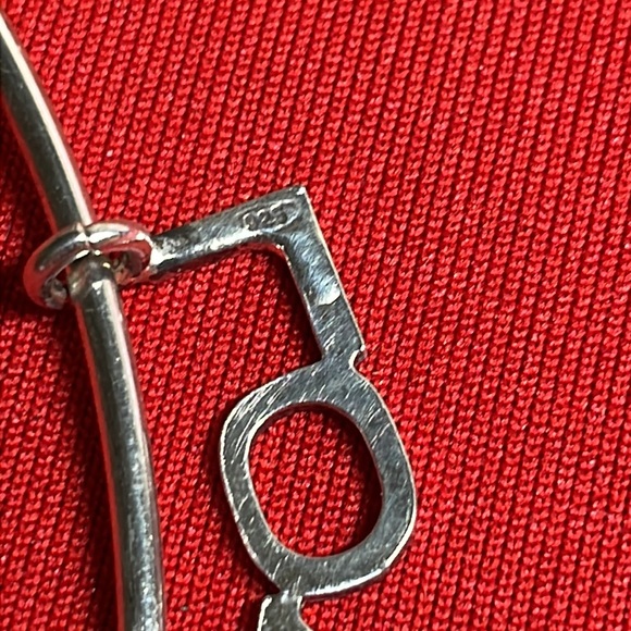 VINTAGE STERLING ‘LOVE’ NECKLACE (15”) - Picture 5 of 6